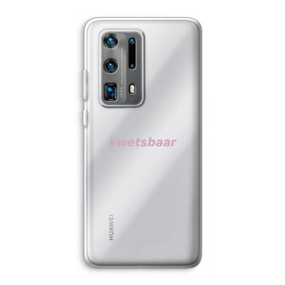 kwetsbaar: Huawei P40 Pro Plus Transparant Hoesje