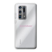 kwetsbaar: Huawei P40 Pro Plus Transparant Hoesje