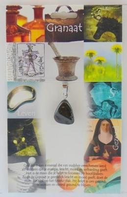 Steengoed Hanger gezondheidssteen granaat 1 Stuks