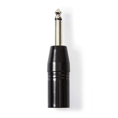 Nedis XLR-Adapter | XLR 3-Pins Male naar 6,35 mm Male | 1 stuks - COTP15942BK COTP15942BK