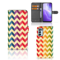 OPPO Find X3 Lite Telefoon Hoesje Zigzag Multi Color