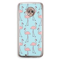 Anything Flamingoes: Motorola Moto G6 Transparant Hoesje