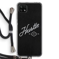 Hustle: Samsung Galaxy A22 5G Transparant Hoesje met koord
