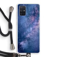 Nebula: Samsung Galaxy A71 Transparant Hoesje met koord