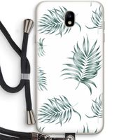 Simple leaves: Samsung Galaxy J7 (2017) Transparant Hoesje met koord