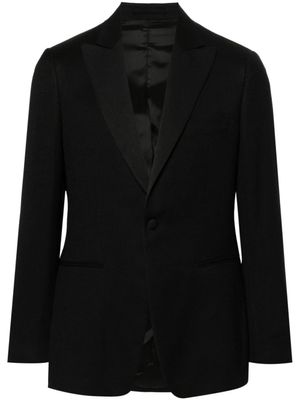 Lardini blazer à simple boutonnage - Noir