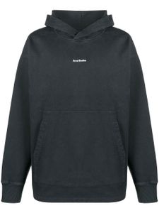 Acne Studios hoodie oversize à logo imprimé - Noir