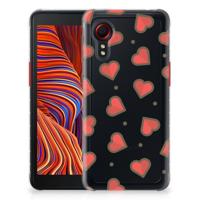 Samsung Galaxy Xcover 5 | TPU bumper | Hearts