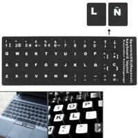 Spaans leren toetsenbord lay-out Sticker voor Laptop / Desktop Computer toetsenbord