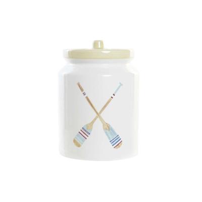 Tin DKD Home Decor Roeispanen 4 Onderdelen Dolomite 15 x 15 x 22 cm