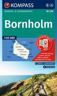 Wandelkaart 236 Bornholm | Kompass