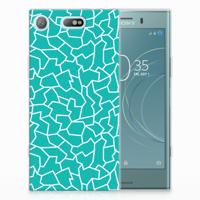 Sony Xperia XZ1 Compact | Hoesje maken | Cracks Blue
