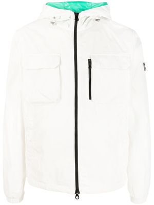 Duvetica veste zippée à patch logo - Tons neutres