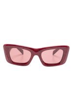 Prada Eyewear lunettes de soleil Prada Symbole à monture carrée - Rouge