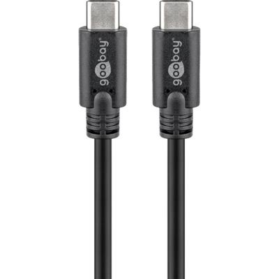 Goobay 66508 USB-kabel USB 3.2 Gen 1 (3.1 Gen 1) 2 m USB C Zwart
