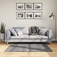 VidaXL Vloerkleed huarte laagpolig zacht wasbaar 120x120 cm antraciet