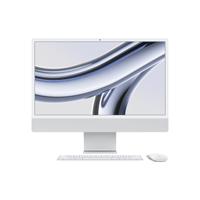 Apple iMac Apple M M3 59,7 cm (23.5") 4480 x 2520 Pixels 8 GB 256 GB SSD Alles-in-één-pc macOS Sonoma Wi-Fi 6E (802.11ax) Zilver - thumbnail