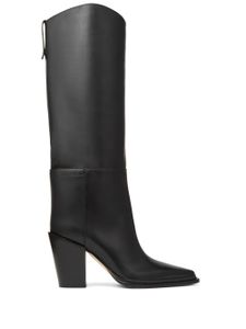 Jimmy Choo bottes Cece à bout pointu 80 mm - Noir