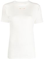 Maison Margiela t-shirt en coton à patch logo - Blanc - thumbnail