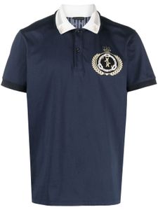 Billionaire polo à logo brodé - Bleu