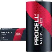 Duracell batterij lithium, CR123A, 3V Procell Intense, doos (10 stuks)