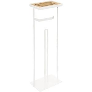 5five WC|toilethouder - wit - met reservoir|telefoon plank 59 cm