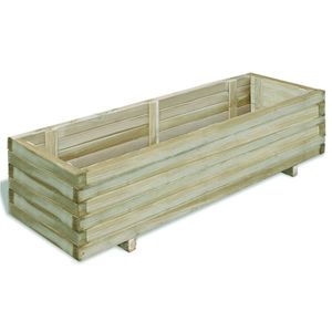 Plantenbak rechthoekig 120x40x30 cm FSC hout