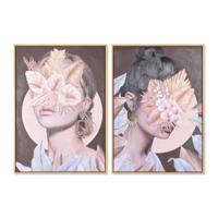 Canvas DKD Home Decor polyestyreen Canvas 50 x 3,5 x 70 cm