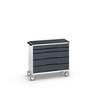 Bott Verso Mobiele Kast | 1050x550x965mm | 5 Laden | Top Tray | RAL 7016 - 16927052.19