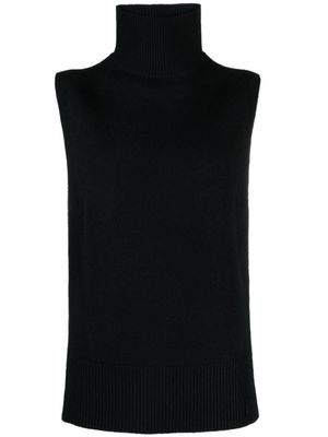Calvin Klein Mouwloze coltrui - Zwart Calvin Klein Mouwloze coltrui - Zwart