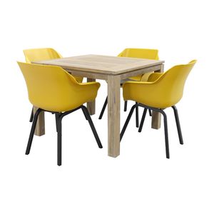 Hartman Sophie tuinstoel Yellow/Rome grey 100 cm. - 5-delig