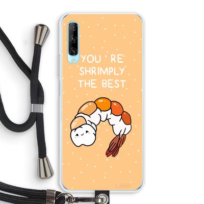 You're Shrimply The Best: Huawei P Smart Pro Transparant Hoesje met koord