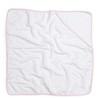 Towel City TC36 Babies Hooded Towel - White/Pink - 75 x 75 cm