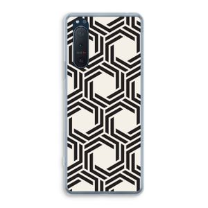 Geometrisch patroon: Sony Xperia 5 II Transparant Hoesje