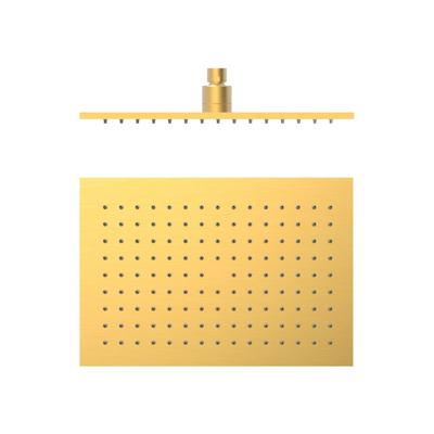 Hoofddouche Tres Selection | 22x32 cm | Rechthoek | 24k Goud mat