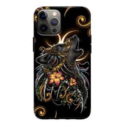 Huilende Wolf: iPhone 12 Tough Case