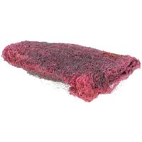 Ibex zeepwolspons - 20x - hardnekkig vuil - metaal - zilver/roze
