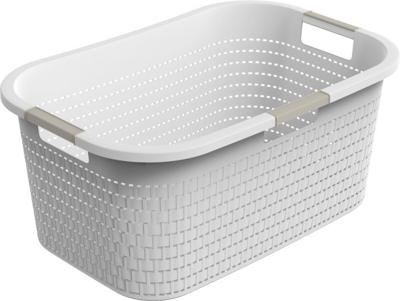 Rotho wasmand 40 liter country wit