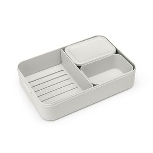 Brabantia Bento Lunchbox Make & Take Groot Lichtgrijs