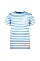 B.Nosy zomer t-shirt jongens - blauw gestreept - Tripp