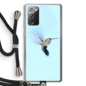 Kolibri: Samsung Galaxy Note 20 / Note 20 5G Transparant Hoesje met koord