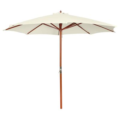 Parasol 300x258 cm zandwit