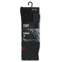 Stapp Techno Bamboo Sok 28400 Donkergrijs/Oranje | 6556 Donkergrijs/Oranje | Maat 50 - 00.134.007.47
