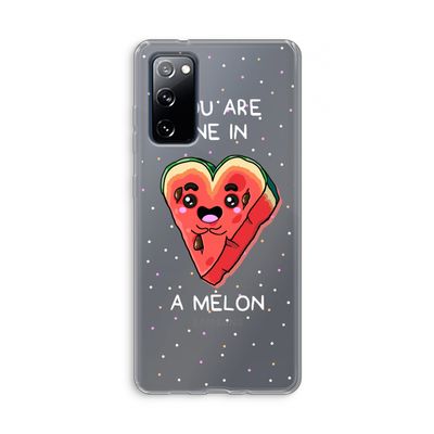 One In A Melon: Samsung Galaxy S20 FE / S20 FE 5G Transparant Hoesje