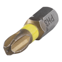 Wolfcraft Torsie TiN-bit | Kruiskop PH3 | 1 stuk - 1324000