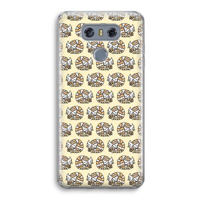 Slapende poes: LG G6 Transparant Hoesje