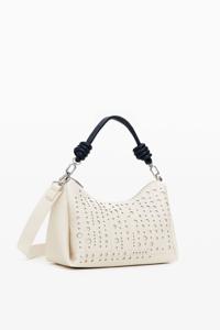 Handtas met cirkels - WHITE - U