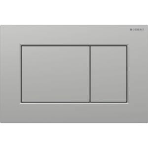 Geberit Drukplaat Sigma 01, 2-toets Square Kunststof Gelakt Mat Chroom