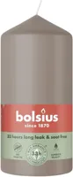 Bolsius stompkaars essentials 5.8x12cm light taupe