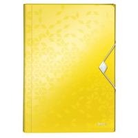 Projectmap Leitz WOW voor A4 6 vaks PP geel